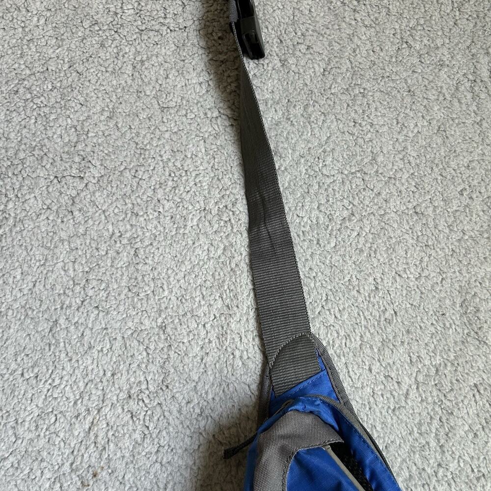 Outdoor Poducts belt bag with Water Bottle / Fanny Pack Blue/Grey Camping - Picture 8 of 15